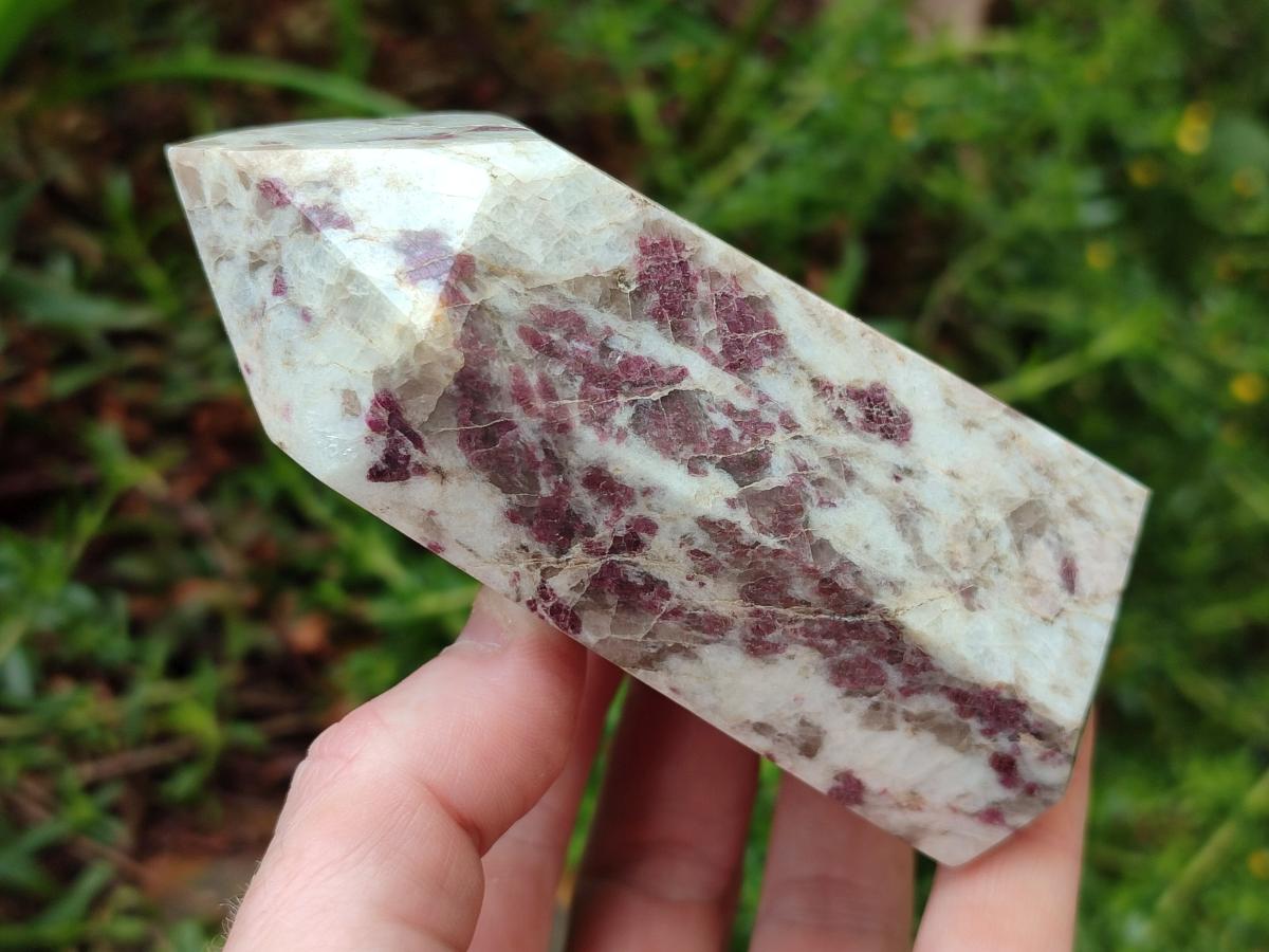 Polished Mix of Rubellite Pink Tourmaline Pieces x 4 From Ambatondrazaka, Madagascar - Toprock Gemstones and Minerals 