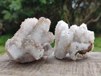 Natural Drusy Snow Finger Quartz Coated Clusters x 12 From Albert's Mountain, Lesotho - Toprock Gemstones and Minerals 