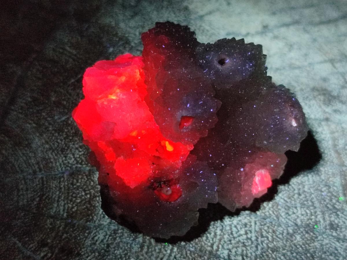 Natural Drusy Snow Finger Quartz Coated Clusters x 12 From Albert's Mountain, Lesotho - Toprock Gemstones and Minerals 