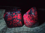 Polished Ruby Corundum In Chrome Verdite Standing Display Pieces x 6 From Mutoko, Zimbabwe - Toprock Gemstones and Minerals 