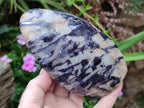 Polished Lepidolite Standing Display Pieces x 2 From Zimbabwe - Toprock Gemstones and Minerals 