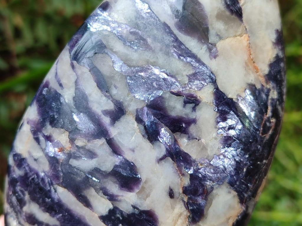 Polished Lepidolite Standing Display Pieces x 2 From Zimbabwe - Toprock Gemstones and Minerals 