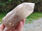 Natural Smokey Pearly Angolan Quartz Crystals with Polished Terminations x 2 From Angola - Toprock Gemstones and Minerals 