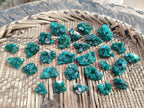 Natural Mini Dioptase Specimens on Dolomite Matrix x 35 From Tantara Mine, Congo - Toprock Gemstones and Minerals 