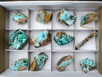 Natural Drusy Coated Chrysocolla with Malachite x 12 From Lupoto Mine, Congo - Toprock Gemstones and Minerals 