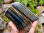 Polished Golden Tigers Eye Tumbled Slices x 24 From Prieska, South Africa - Toprock Gemstones and Minerals 