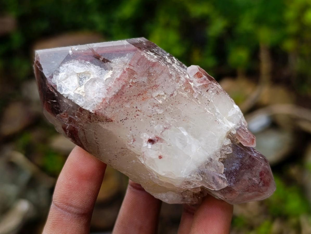 Natural Red Hematoid Quartz Crystals and Clusters x 12 From Karoi, Zimbabwe - Toprock Gemstones and Minerals 