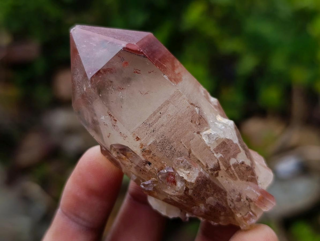 Natural Red Hematoid Quartz Crystals and Clusters x 12 From Karoi, Zimbabwe - Toprock Gemstones and Minerals 