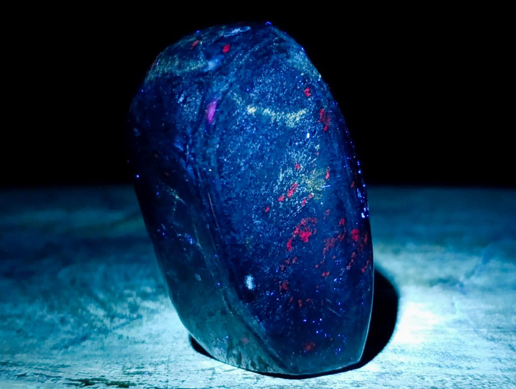 Polished Ruby Corundum In Chrome Verdite Standing Display Pieces x 6 From Mutoko, Zimbabwe - Toprock Gemstones and Minerals 