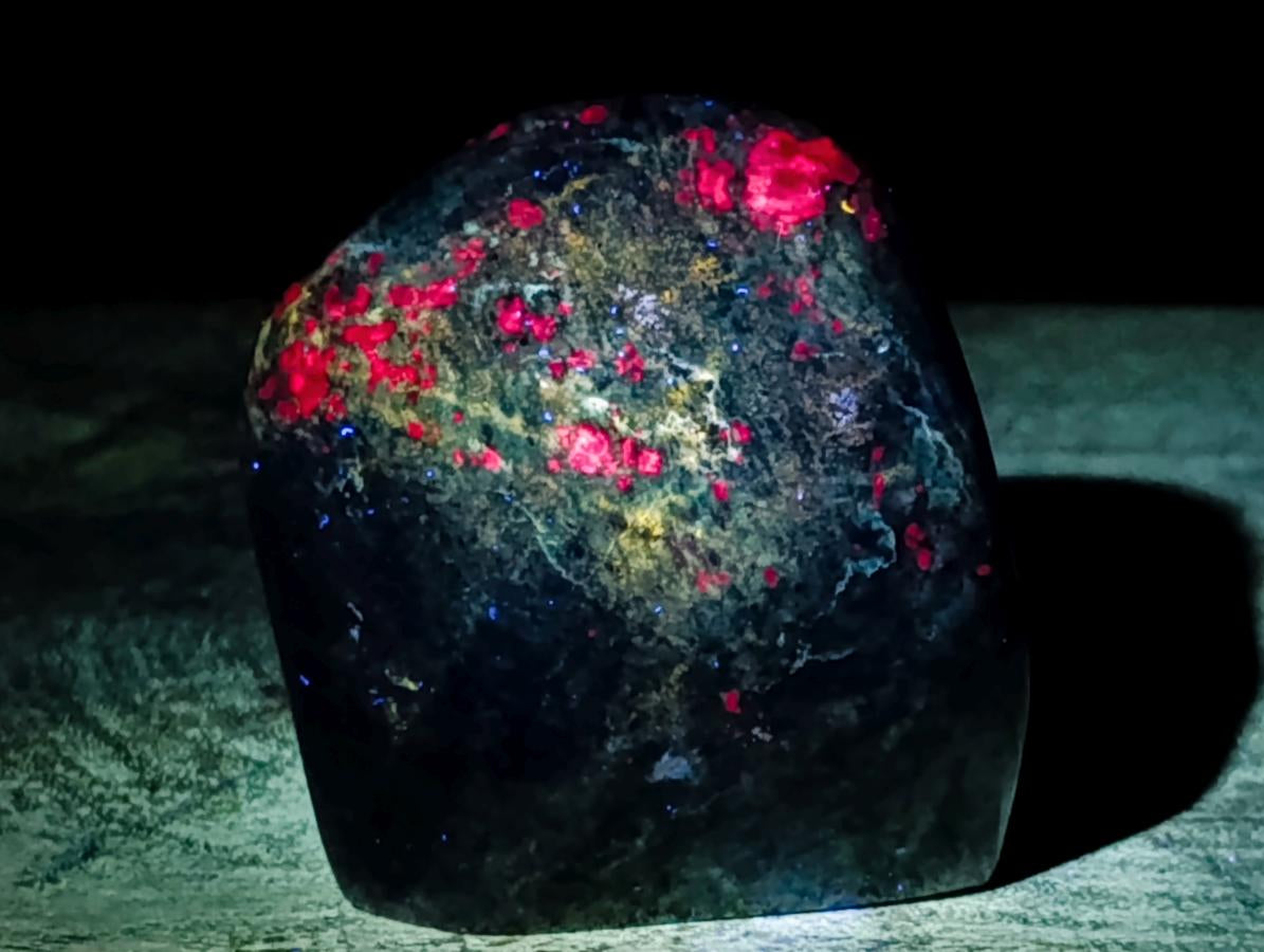 Polished Ruby Corundum In Chrome Verdite Standing Display Pieces x 6 From Mutoko, Zimbabwe - Toprock Gemstones and Minerals 