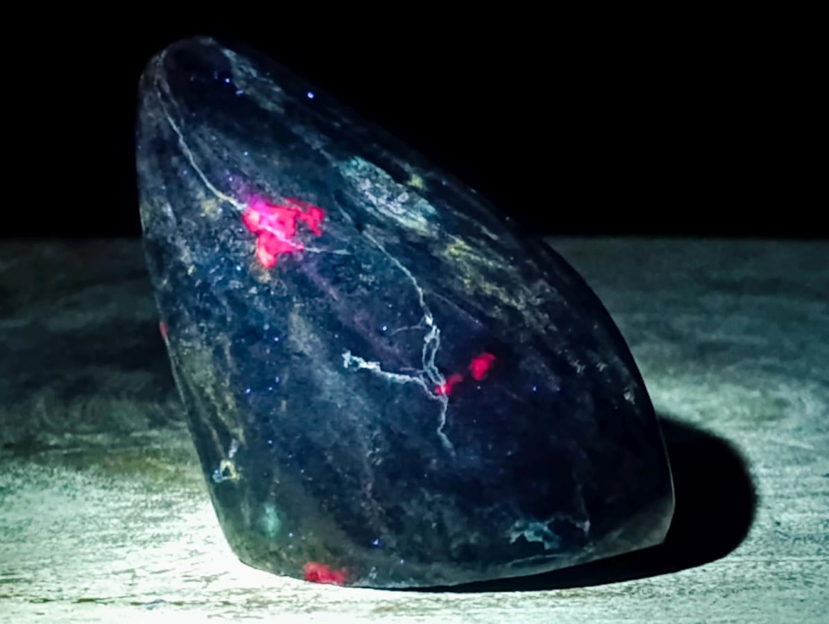 Polished Ruby Corundum In Chrome Verdite Standing Display Pieces x 6 From Mutoko, Zimbabwe - Toprock Gemstones and Minerals 
