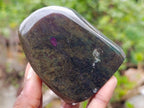 Polished Ruby Corundum In Chrome Verdite Standing Display Pieces x 6 From Mutoko, Zimbabwe - Toprock Gemstones and Minerals 