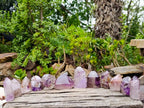 Polished Window Amethyst Crystals x 12 From Akansobe, Madagascar - Toprock Gemstones and Minerals 