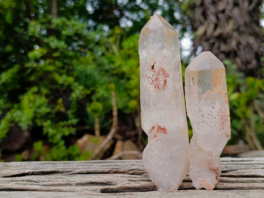 Natural Mpika Quartz Crystals and Clusters x 6 From Mpika, Zambia - Toprock Gemstones and Minerals 