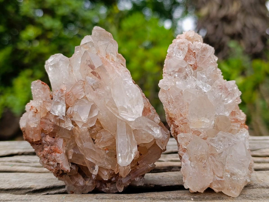 Natural Mpika Quartz Crystals and Clusters x 6 From Mpika, Zambia - Toprock Gemstones and Minerals 