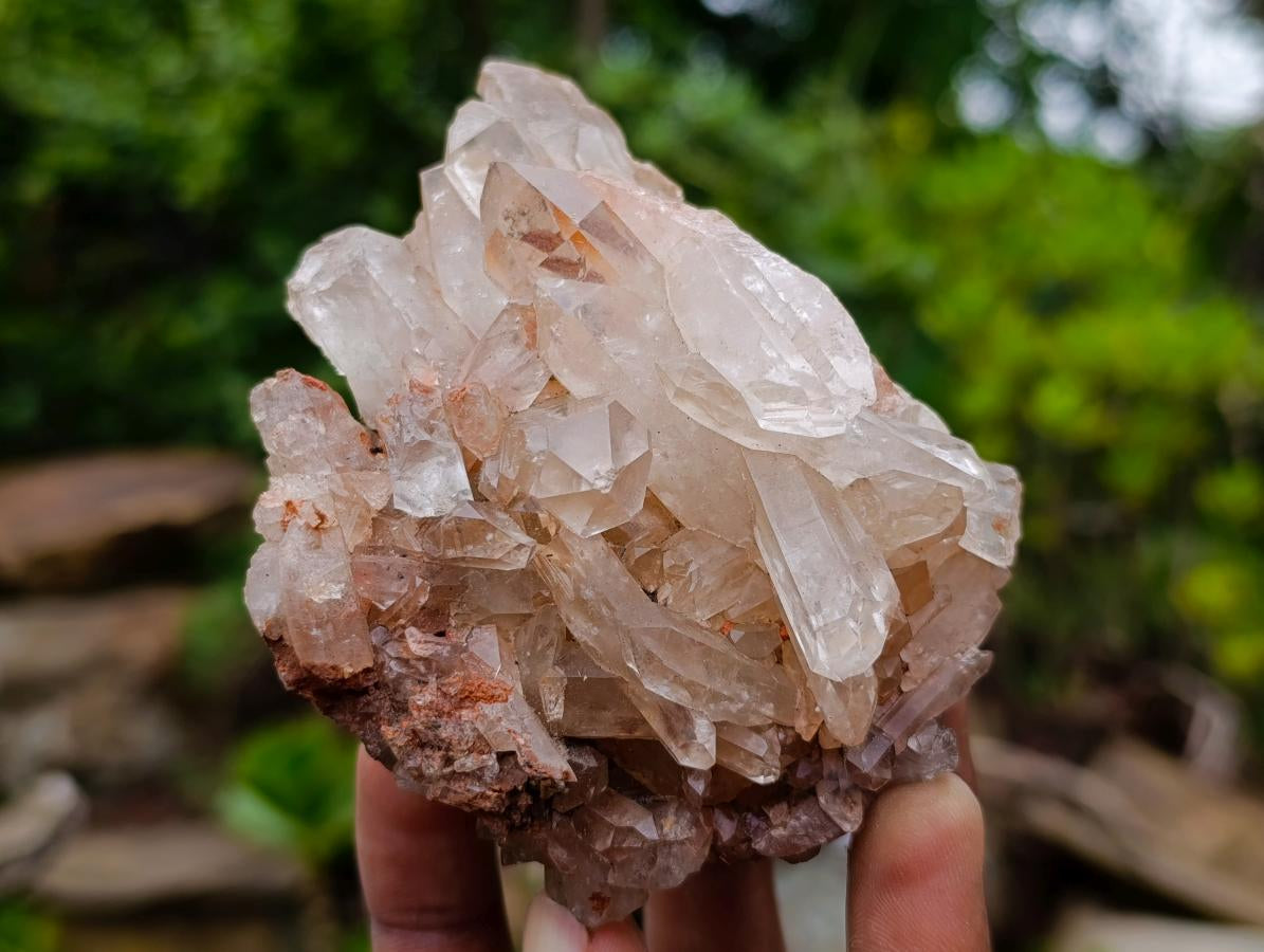 Natural Mpika Quartz Crystals and Clusters x 6 From Mpika, Zambia - Toprock Gemstones and Minerals 