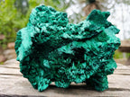 Natural Silky Malachite Specimens x 2 From Kasompe, Congo - Toprock Gemstones and Minerals 