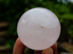 Polished Gemmy Star Rose Quartz Spheres x 6 From Madagascar - Toprock Gemstones and Minerals 