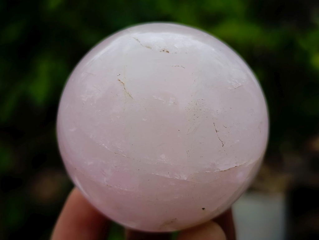 Polished Gemmy Star Rose Quartz Spheres x 6 From Madagascar - Toprock Gemstones and Minerals 