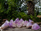 Natural Jacaranda Amethyst Crystals with Polished Terminations x 12 From Mumbwa, Zambia - Toprock Gemstones and Minerals 