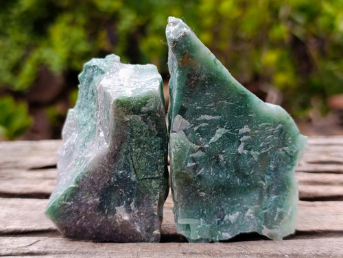 Natural Swazi Jade Cobbed Specimens x 24 From Swaziland - Toprock Gemstones and Minerals 