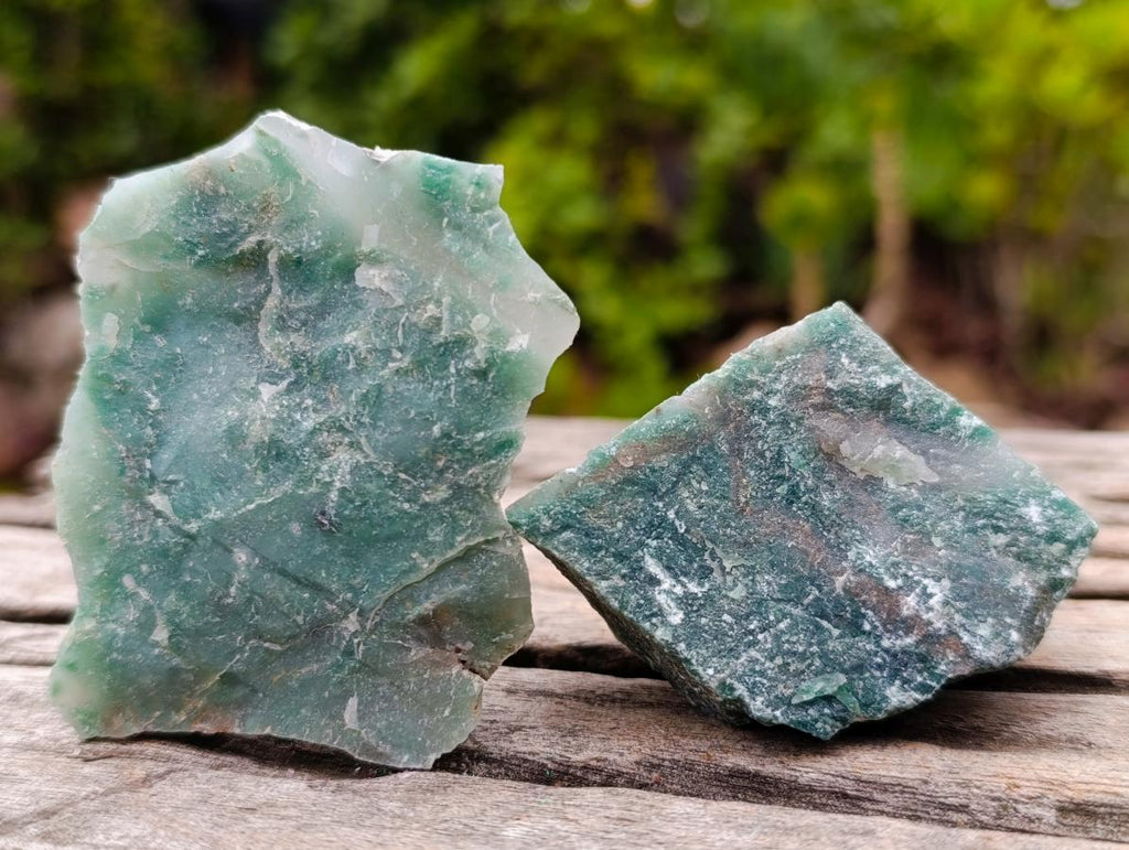 Natural Swazi Jade Cobbed Specimens x 24 From Swaziland - Toprock Gemstones and Minerals 