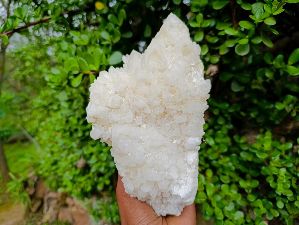Natural Large Cascading Cathedral Window Candle Quartz Cluster x 1 From Antsirabe, Madagascar - Toprock Gemstones and Minerals 