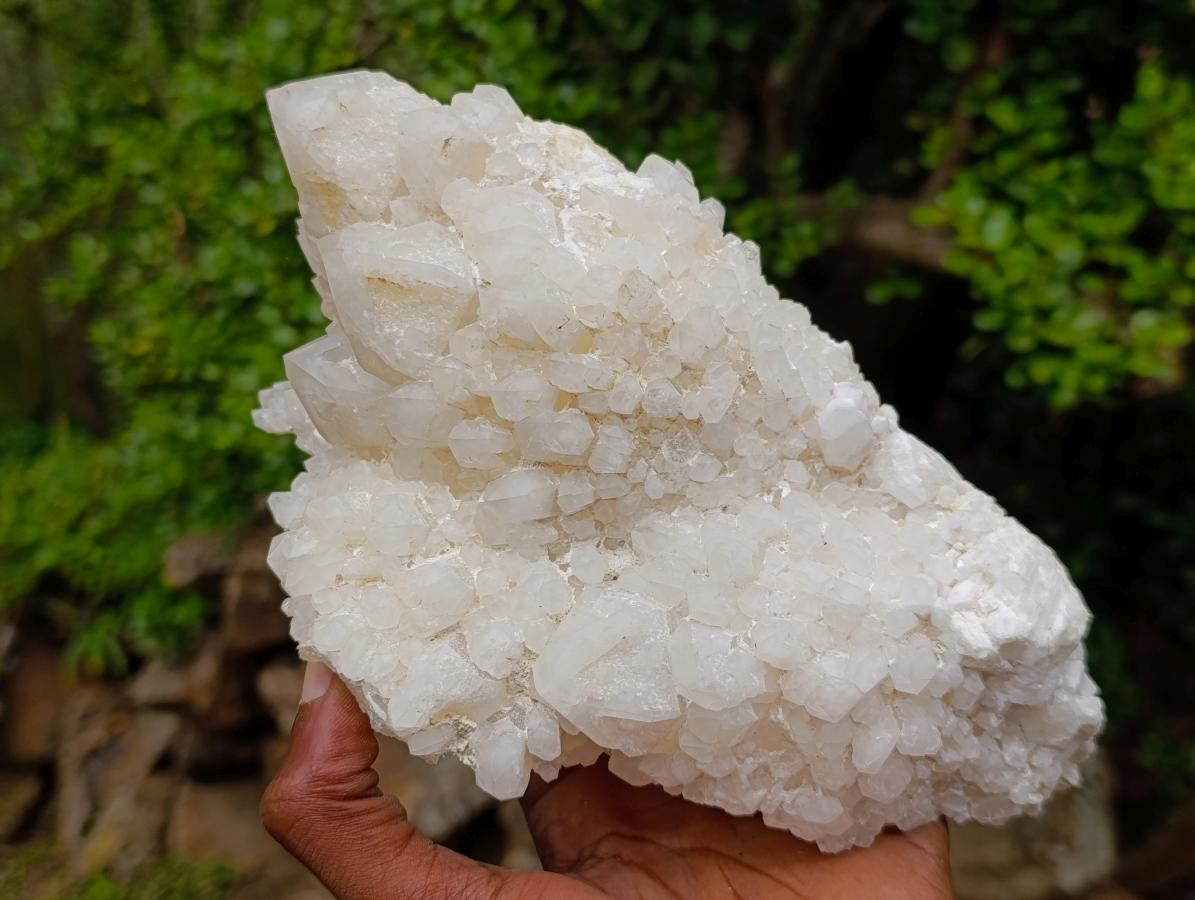 Natural Large Cascading Cathedral Window Candle Quartz Cluster x 1 From Antsirabe, Madagascar - Toprock Gemstones and Minerals 