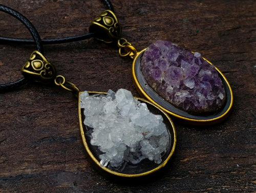 Hand Made Mix of Minerals Necklaces x From Southern Africa - Toprock Gemstones and Minerals 