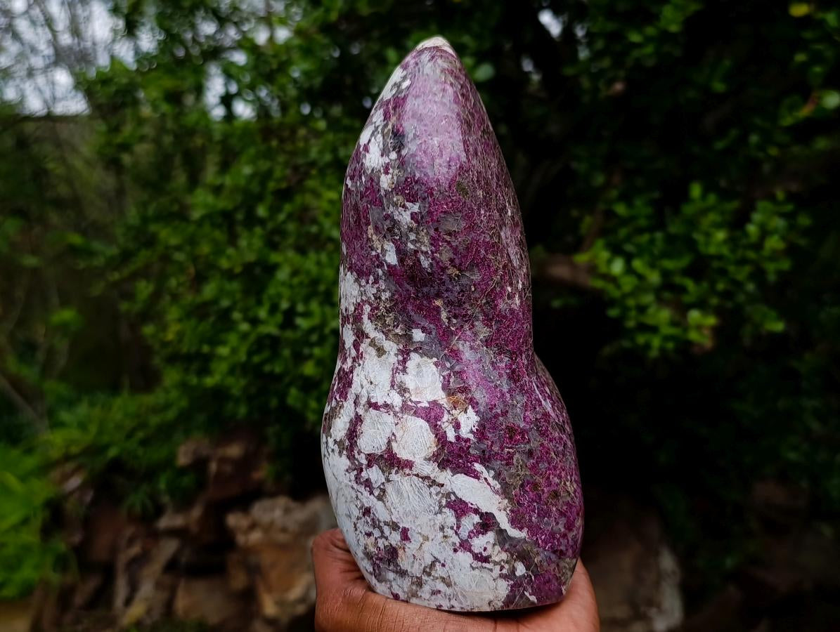Polished Large Rubellite Pink Tourmaline Standing Display Piece x 1 From Ambatondrazaka, Madagascar - Toprock Gemstones and Minerals 
