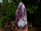 Polished Large Rubellite Pink Tourmaline Standing Display Piece x 1 From Ambatondrazaka, Madagascar - Toprock Gemstones and Minerals 