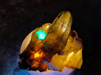 Natural Smokey Quartz Crystals with Foitite and Hyalite Opal x 6 From Erongo, Namibia - Toprock Gemstones and Minerals 