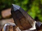 Natural Smokey Quartz Crystals with Foitite and Hyalite Opal x 6 From Erongo, Namibia - Toprock Gemstones and Minerals 