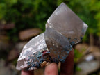 Natural Smokey Quartz Crystals with Foitite and Hyalite Opal x 6 From Erongo, Namibia - Toprock Gemstones and Minerals 