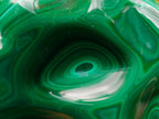 Polished Flower Banded Malachite Free Forms x 2 From Congo - Toprock Gemstones and Minerals 