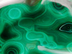 Polished Flower Banded Malachite Free Forms x 2 From Congo - Toprock Gemstones and Minerals 