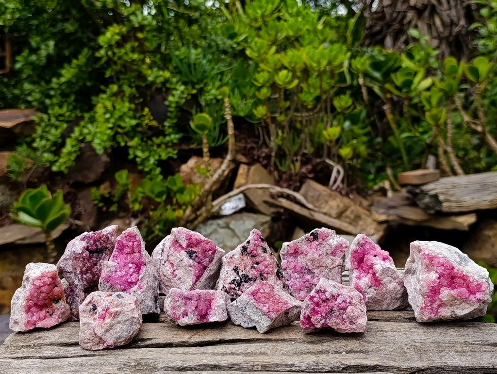 Natural Spherocobaltite Specimens x 12 From Mashamba West Mine, Congo - Toprock Gemstones and Minerals 