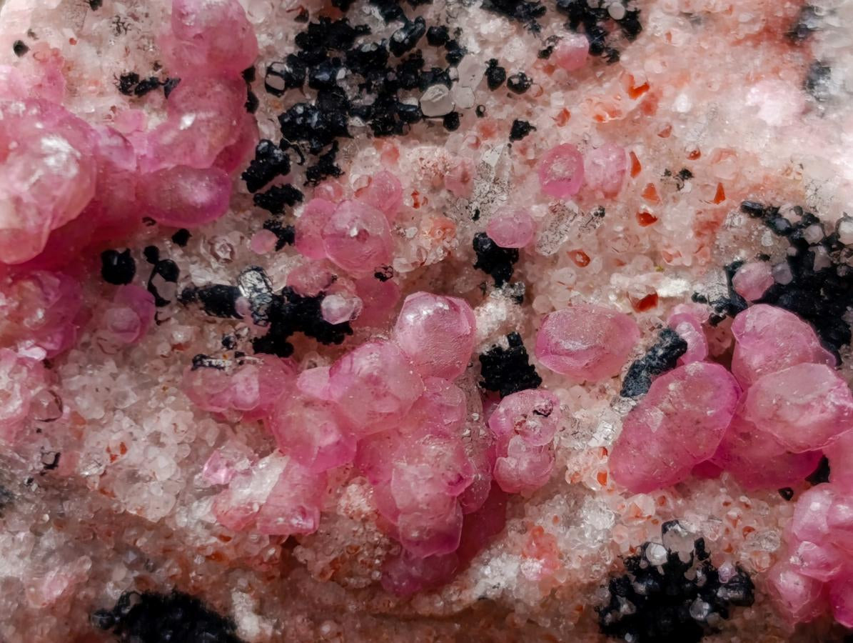 Natural Spherocobaltite Specimens x 12 From Mashamba West Mine, Congo - Toprock Gemstones and Minerals 