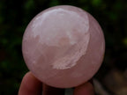 Polished Gemmy Rose Quartz Spheres x 12 From Madagascar - Toprock Gemstones and Minerals 