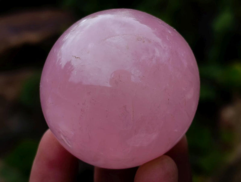 Polished Gemmy Rose Quartz Spheres x 12 From Madagascar - Toprock Gemstones and Minerals 