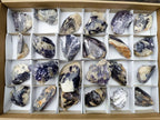 Polished One Side Silver Leaf Lepidolite Slices x 24 From Zimbabwe - Toprock Gemstones and Minerals 
