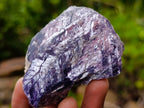Polished One Side Silver Leaf Lepidolite Slices x 24 From Zimbabwe - Toprock Gemstones and Minerals 