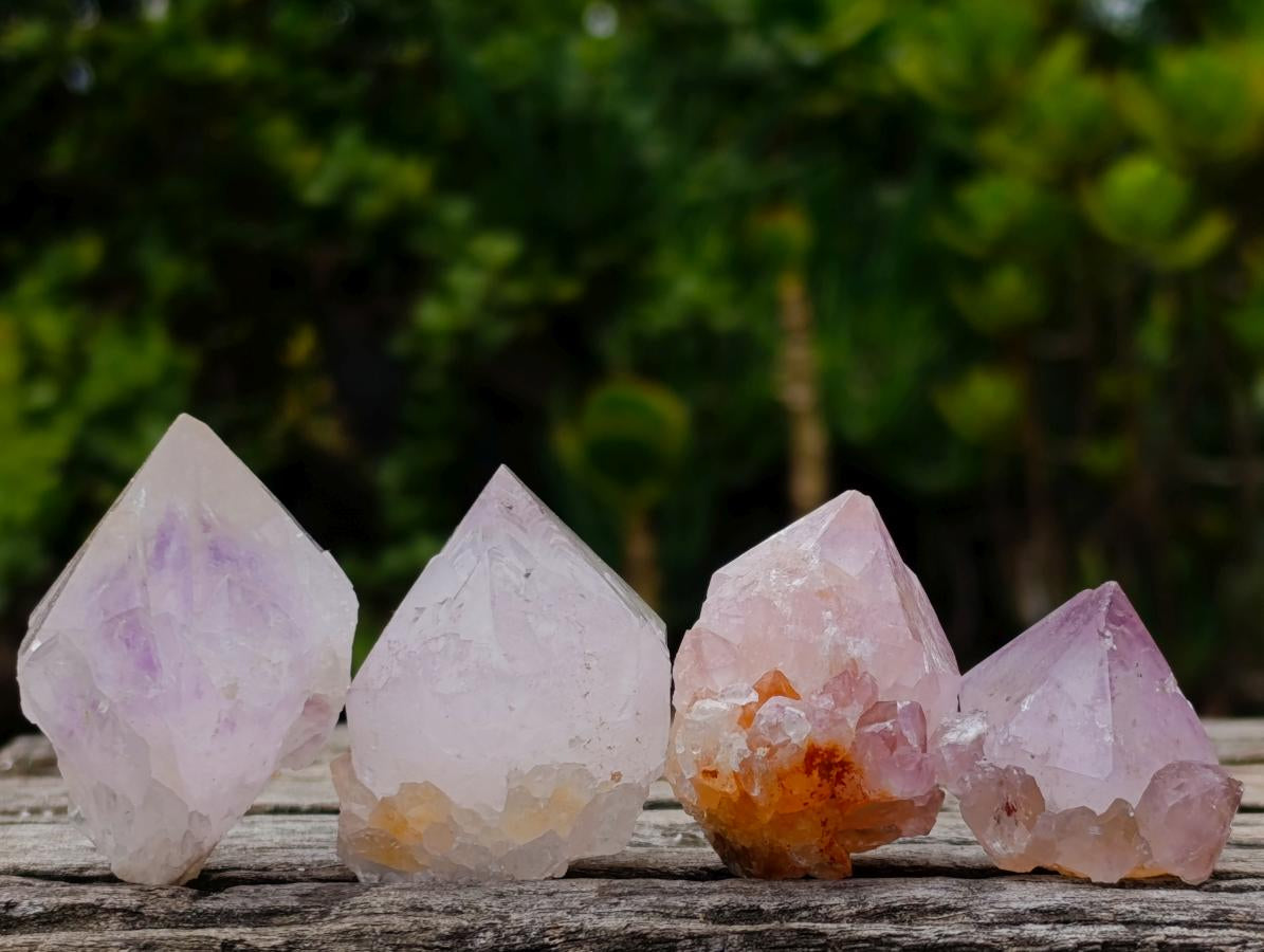 Natural Sunburst Spirit Amethyst Crystals and Clusters x 26 From Boekenhouthoek, South Africa - Toprock Gemstones and Minerals 