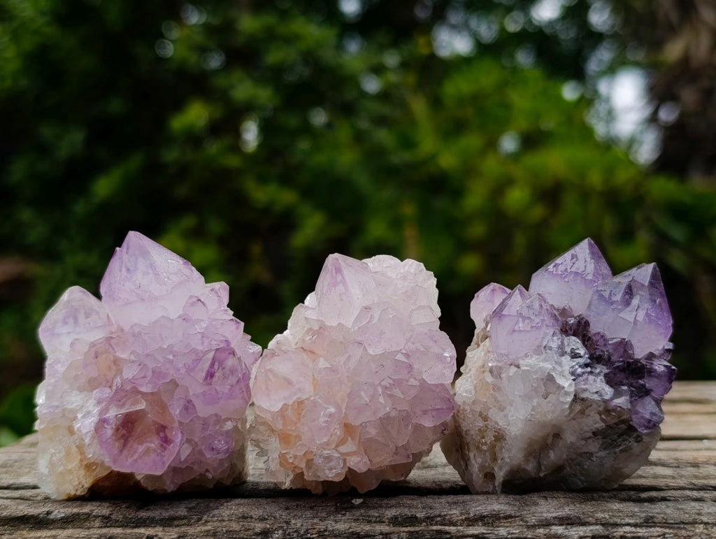 Natural Sunburst Spirit Amethyst Crystals and Clusters x 26 From Boekenhouthoek, South Africa - Toprock Gemstones and Minerals 