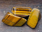 Polished Blue, Red and Gold Tigers Eye Tumbled Sliced x 24 From Prieska, South Africa - Toprock Gemstones and Minerals 
