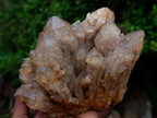 Natural Large Cascading White Phantom Smokey Luena Quartz Cluster x 1 From Luena, Congo - Toprock Gemstones and Minerals 