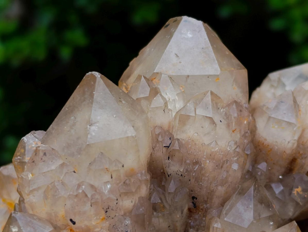 Natural Large Cascading White Phantom Smokey Luena Quartz Cluster x 1 From Luena, Congo - Toprock Gemstones and Minerals 