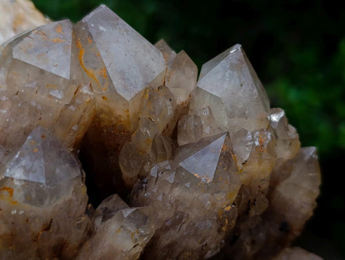 Natural Large Cascading White Phantom Smokey Luena Quartz Cluster x 1 From Luena, Congo - Toprock Gemstones and Minerals 