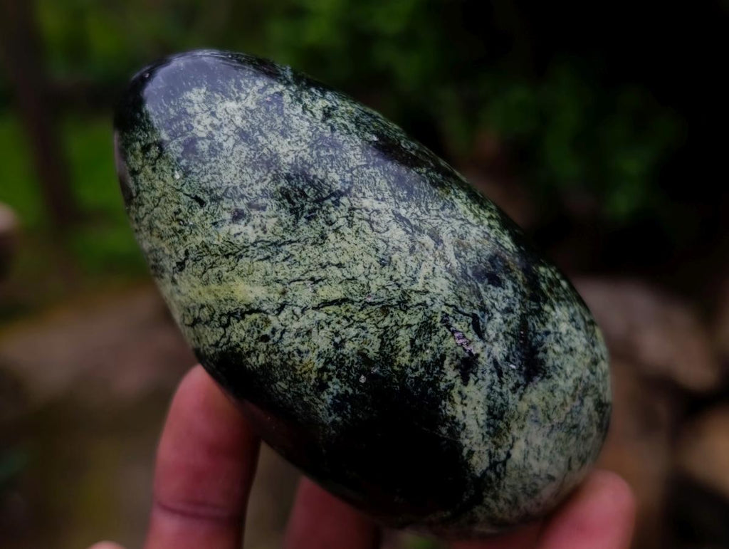 Polished Leopard Stone Standing Display Pieces and Free Forms x 6 From Zimbabwe - Toprock Gemstones and Minerals 