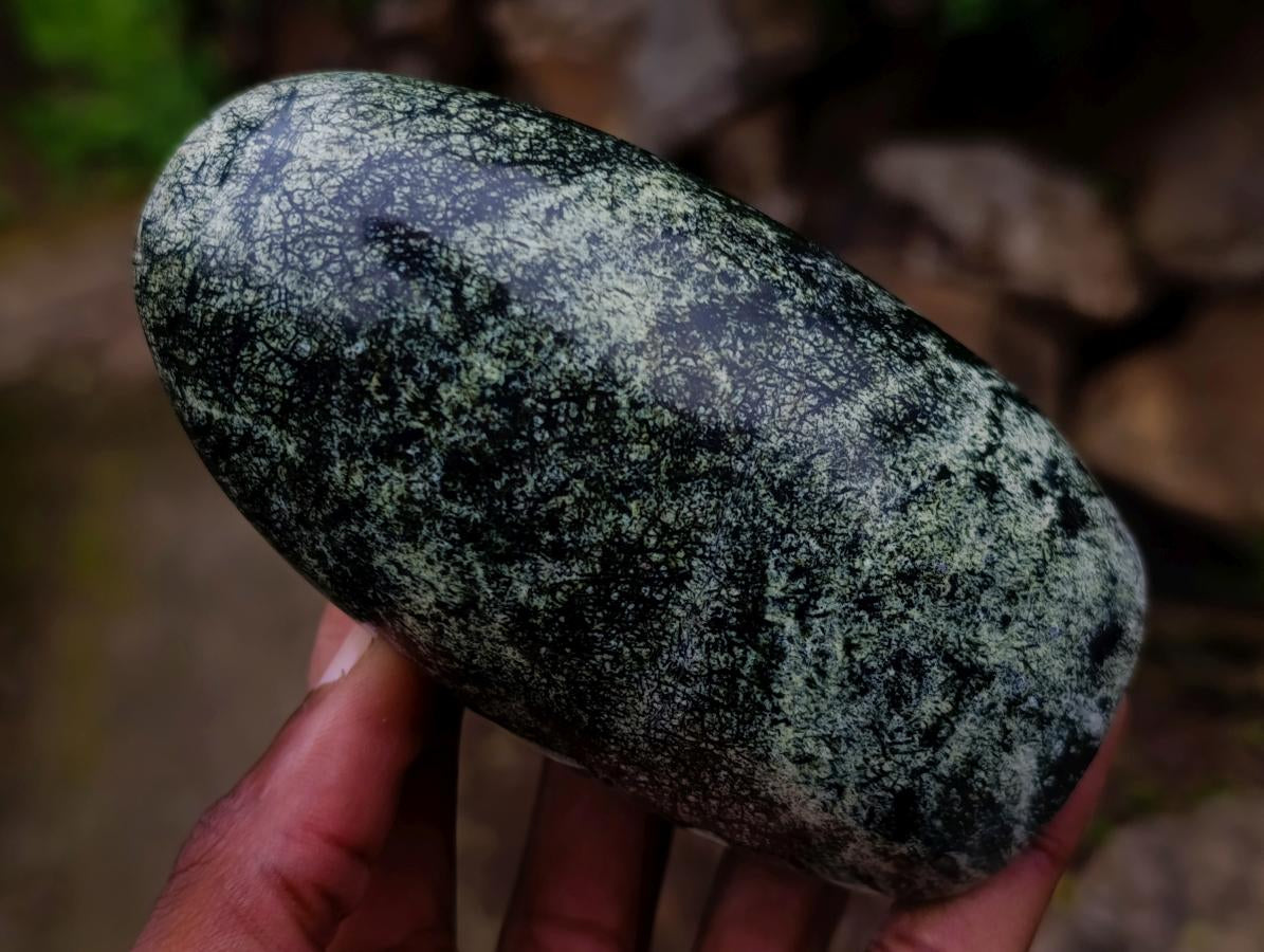 Polished Leopard Stone Standing Display Pieces and Free Forms x 6 From Zimbabwe - Toprock Gemstones and Minerals 